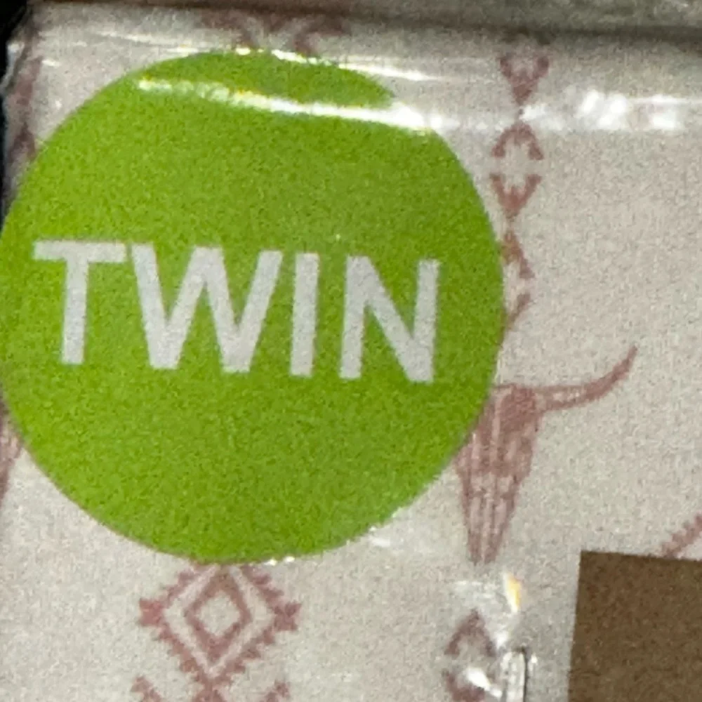 NEW Wrangler Pink Steer Head/Aztec Western 3-Piece Twin Sheet Set